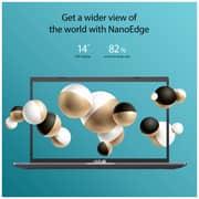 Asus X415JP-EK016T Laptop - Core i5 1.0GHz 8GB 512GB 2GB Win10 14inch FHD Silver English/Arabic Keyboard