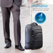 Promate BizPak-TR Travel Trolley Bag Black 15.6