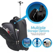 Promate BizPak-TR Travel Trolley Bag Black 15.6