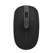 Promate 2.4GHz Cordless Mice with USB-A and USB-C Receiver, Aluminium Scroll, 1600DPI, Suave2 Black