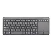 Promate 2.4Ghz Wireless Multimedia Keyboard with Touchpad Mouse and USB Nano Receiver, KeyPad-2 A / E