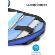 Promate Alpha-BP Travel Laptop Backpack Blue 15.6Inch