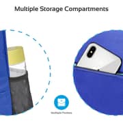 Promate Alpha-BP Travel Laptop Backpack Blue 15.6Inch