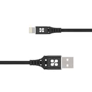 Promate Apple MFi Certified Lightning Cable with 2.4A Sync and Charge for iPhone12,NerveLink-I Black