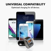 Promate 2 Port Car Charger Silver