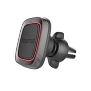 Promate Anti-Slip Magnetic Car AC Vent Smartphone Holder with 360 Degree Swivel Head,AirGrip-1 Maroon