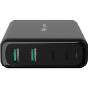 Switch 4 Port USB Charger Black