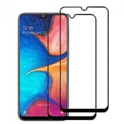 Margoun 2-Pack 3d Screen Protector for Samsung Galaxy M21s - Clear/Black