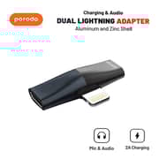 Porodo Dual Lightning Adapter