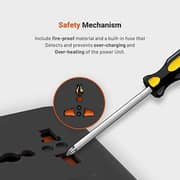 بورودو PD5P3SQCBK 12 منفذ مقبس تمديد