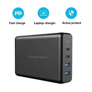 Powerology USB 4 Port Charging Power Terminal Black
