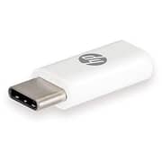 HP USB Type C To Micro USB Dongle White