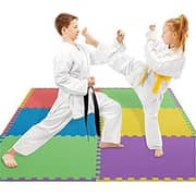 Tinyann Interlocking Foam Activity Mat 100 x 100 x 2.5 cm Yellow