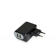 Port Dual USB Wall Charger White