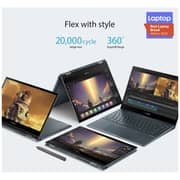 Asus ZenBook Flip 13 Laptop - 11th Gen Core i7 2.8GHz 16GB 1TB Shared Win10 13.3inch FHD Pine Grey English/Arabic Keyboard OLED UX363EA OLED001T (2021) Middle East Version