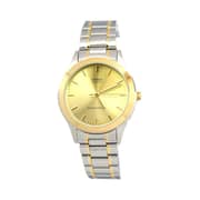 CASIO Women's Analog Gold Dial Watch - LTP-1128G-9A