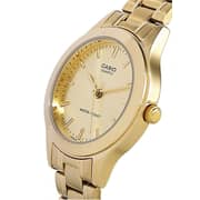 CASIO Women's Analog Gold Dial Watch - LTP-1128G-9A