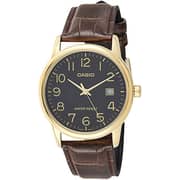 CASIO Men's Analog Black Dial Watch - MTP-V002GL-1B