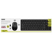 Port Wireless Keyboard Mouse Combo Black
