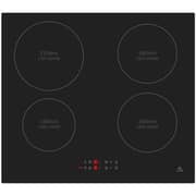 evvoli Built-In Induction Hob 4 Burners Soft Touch Control With 9 Stage Power Setting And Safety Switch EVBI-IH604B, Black
