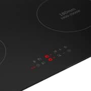 evvoli Built-In Induction Hob 4 Burners Soft Touch Control With 9 Stage Power Setting And Safety Switch EVBI-IH604B, Black