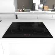 evvoli Built-In Induction Hob 4 Burners Soft Touch Control With 9 Stage Power Setting And Safety Switch EVBI-IH604B, Black
