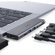 Aukey 7 In 1 USB Type-C Hub Aluminum Alloy
