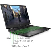 HP Pavilion Gaming Laptop - Intel Core i5 / 15.6inch FHD / 256GB SSD / 16GB RAM / 4GB NVIDIA GeForce GTX 1650 Graphics / Windows 10 / Black - [15-DK0056WM]