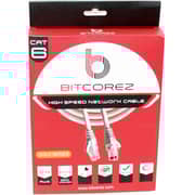Bitcorez Cat6 UTP Patch Cable - 2M - PVC - White