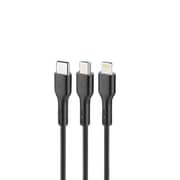 Heatz 3-in-1 Cable Black