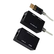 Dtech-Gold-plated USB Extender Transmission 60m Over Cat5e RJ45 Female Ethernet Extender Cable