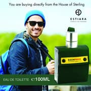 Estiara Backpack Green Pour Homme for Men, Eau De Toilette, 100ml for Him