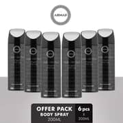 Club De Nuit Intense Men, Perfume Body Spray, Deodorant For Him - 200ml (PACK OF 6) By ARMAF From The House of Sterling