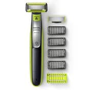 Philips Norelco OneBlade Face + Body, Hybrid Electric Trimmer and Shaver - Black/Green/Silver (QP2630/70)