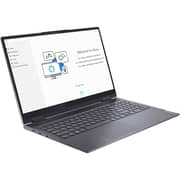 لاب توب لينوفو يوجا 7i X360 بشاشة تعمل باللمس - شاشة 15 بوصة عالية الدقة انتل كور i5-1135G7 ، 8 جيجا رام ، 256 جيجا اس اس دي ، ويندوز 10 هوم ، 82BJ0001US - لوحة مفاتيح باللون الرمادي الانجليزي