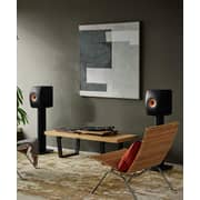 KEF LS50 Wireless II Powered stereo speakers with Wi-Fi, Bluetooth, and Apple AirPlay 2 (Carbon Black)