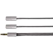 Hama Alu Line Dual 3.5mm Splitter 0.1m Silver