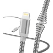Hama Metal Lightning Cable 1.5m Silver