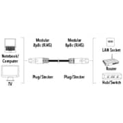 كابل شبكة هاما  CAT 6  طول  10 متر رمادي