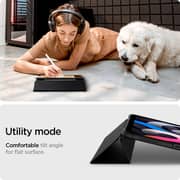 Spigen Ultra Hybrid Pro designed for iPad Air 5 case cover (2022) 10.9 inch 5th Generation and iPad Air 4th Generation case (2020) with Pencil Holder - Black