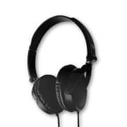 HnC Fusion Stereo Cable Multimedia Headset with Mic & Volume Control, Black