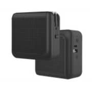 Ibrit Globetrotter 3 In 1 Speaker/Power Bank/Wall Charger Black
