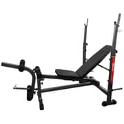 Sparnod Fitness SWB-65/518GA Adjustable Weight Bench for Full Body Workout (Free Installation) - Heavy-duty Exercise Bench - Foldable Flat/Incline/Decline - Multifunction (5 exercises) - for Home Gym