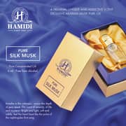 Hamidi Pure Silk Musk for Women, Pure Concentrated Oil, 6 ml for Her, Non Alcoholic Oil
