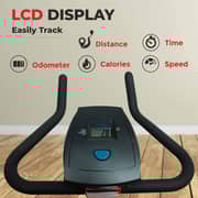 Sparnod Fitness SSB-21/WNQ-318M1 Spin Bike Exercise Cycle for Home Gym (Free Installation Service) - with 21kg Solid Crome Flywheel - Heavy Duty Indoor Stationary Cycling Trainer Machine