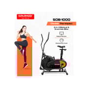 Sparnod Fitness SOB-1000 Dual Orbitrek Elliptical Cross Trainer Cum Exercise Cycle Machine for Home Gym (Free Installation Service)