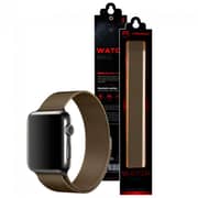 Apple Watch Series 6/SE/5/4/3/2/1 Milanese Replacement Band 38/40mm - Dark Gold
