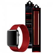 Apple Watch Series 6/SE/5/4/3/2/1 Milanese Replacement Band 38/40mm - Dark Red