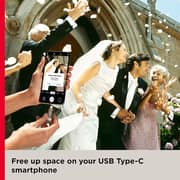 Sandisk Ultra Dual Drive Luxe USB Type-C Flash Drive 128GB Silver SDDDC4-128G-G46