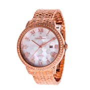 Louis Arden Women's Stainless Steel Analog Watch - LA3003U-RG-WHT